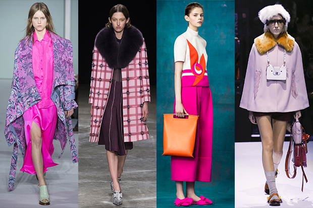 pink trend runway