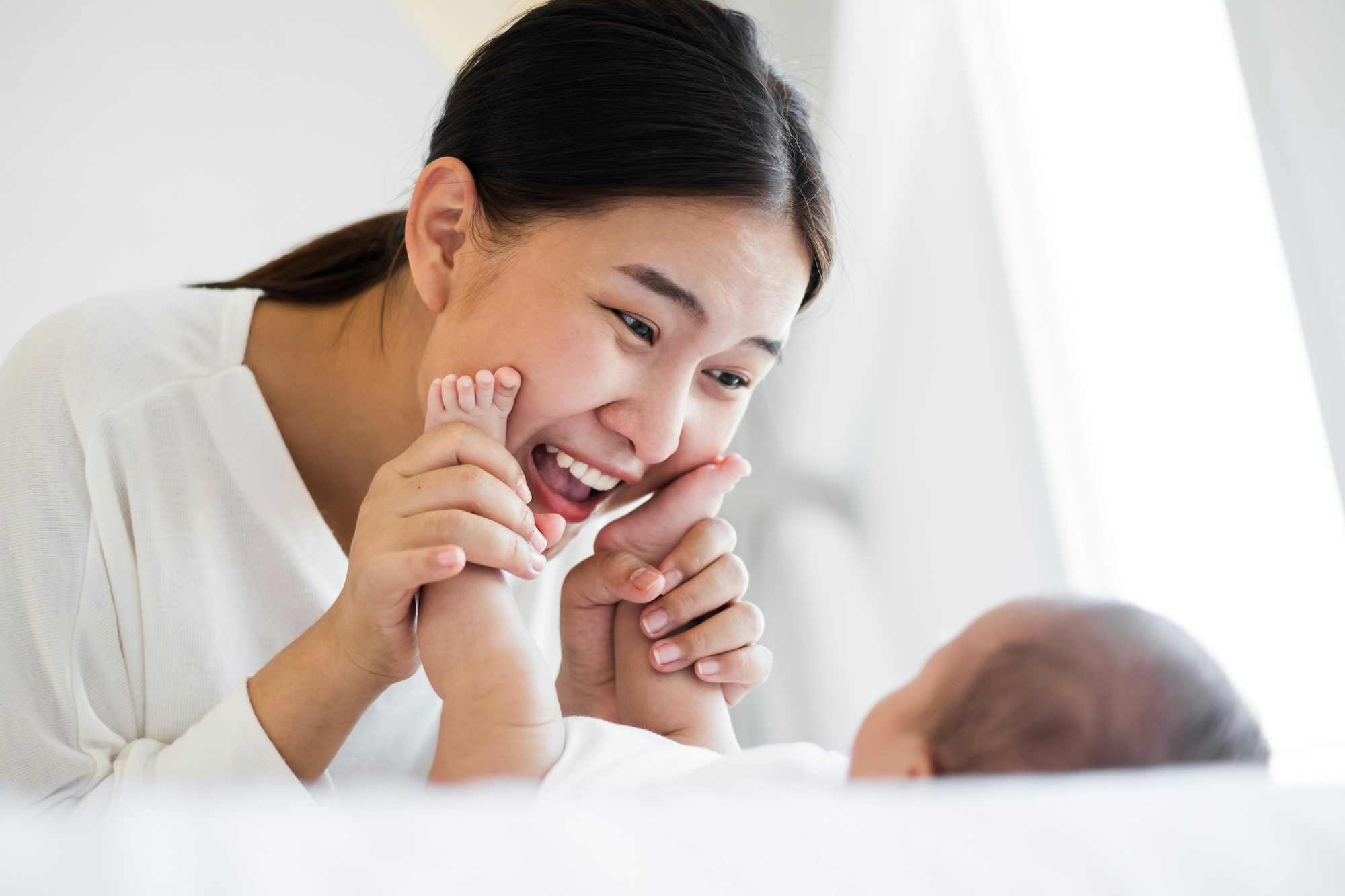 The baby soon became the core around which the household revolved
