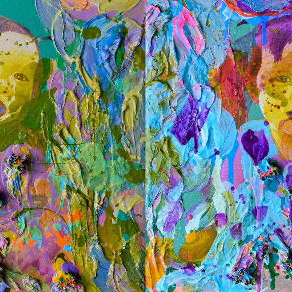 painting of baby